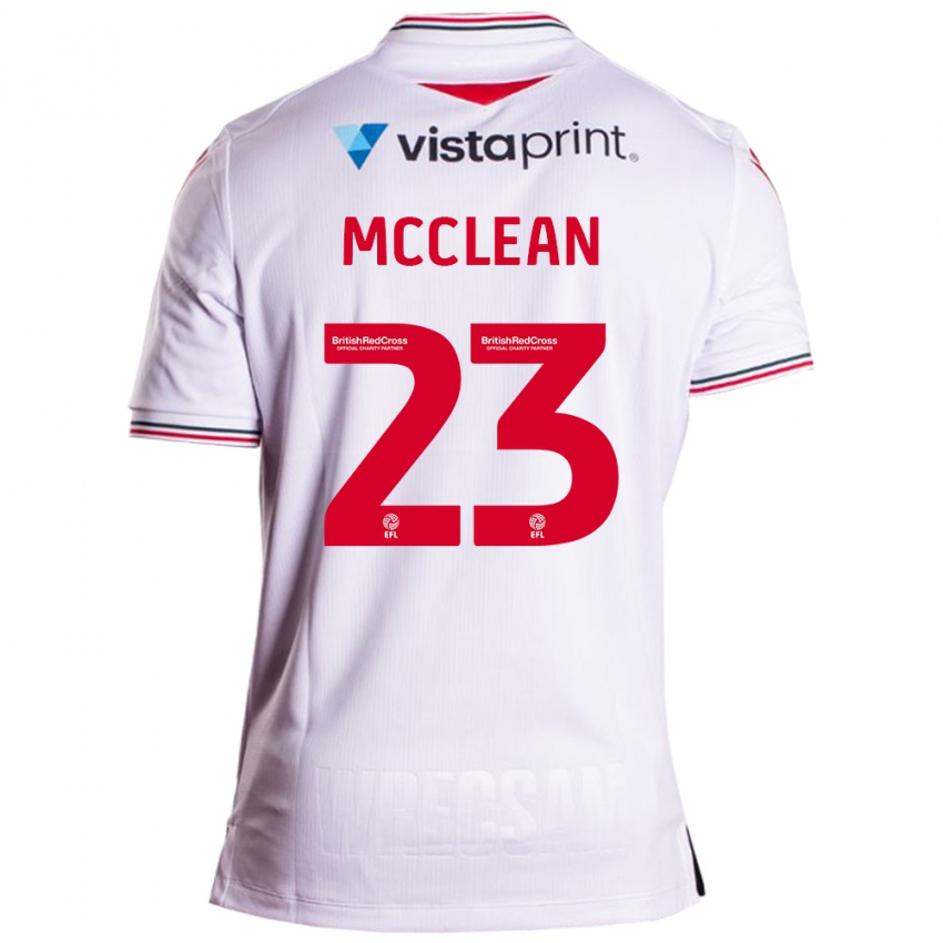 Criança Camisola James Mcclean #23 Branco Alternativa 2023/24 Camisa