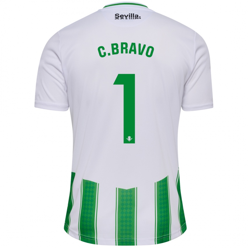 Homem Camisola Claudio Bravo #1 Branco Principal 2023/24 Camisa