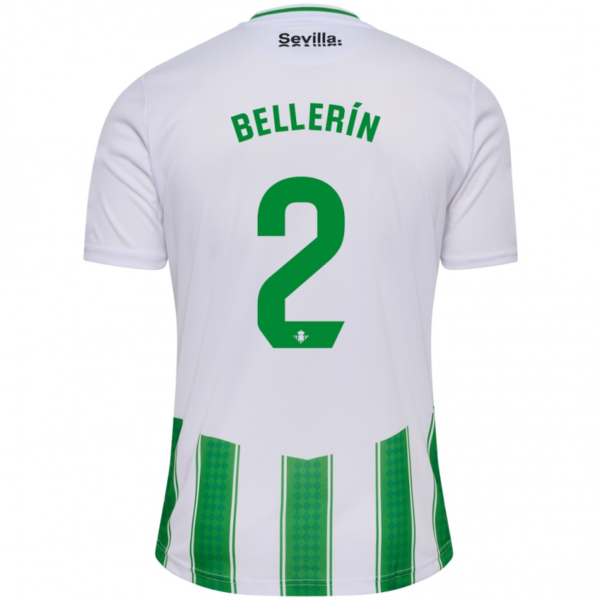Homem Camisola Hector Bellerin #2 Branco Principal 2023/24 Camisa