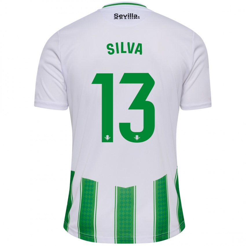 Homem Camisola Rui Silva #13 Branco Principal 2023/24 Camisa