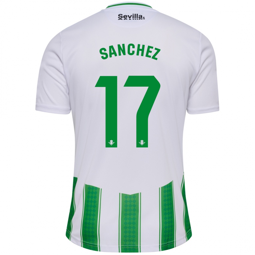 Homem Camisola Rodri Sanchez #17 Branco Principal 2023/24 Camisa
