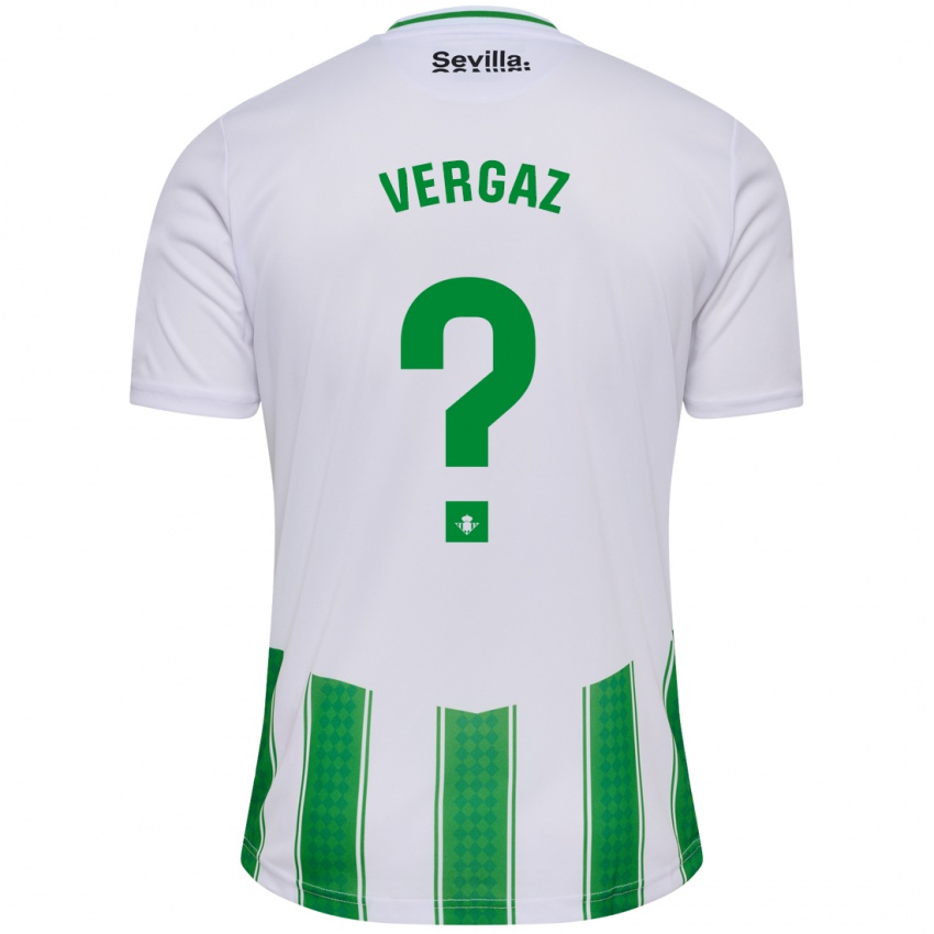 Homem Camisola Alejandro Vergaz #0 Branco Principal 2023/24 Camisa