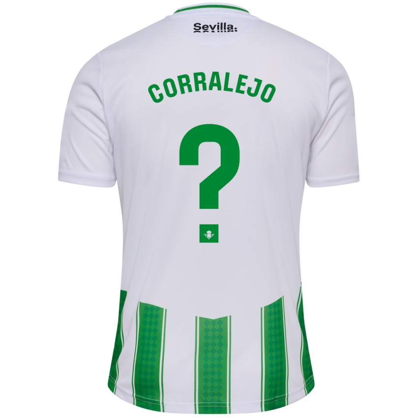 Homem Camisola Iván Corralejo #0 Branco Principal 2023/24 Camisa