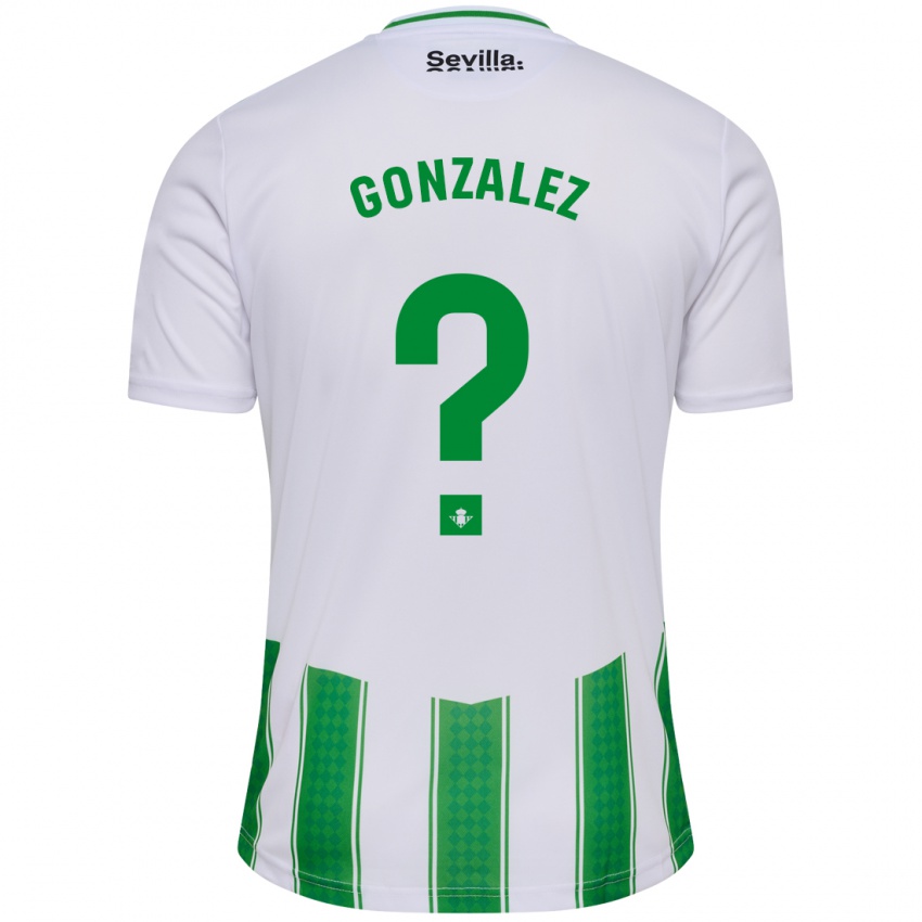 Homem Camisola David González #7 Branco Principal 2023/24 Camisa