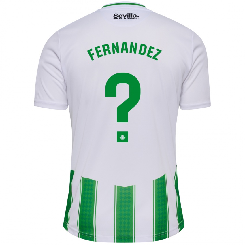 Homem Camisola Nicolás Fernández #0 Branco Principal 2023/24 Camisa