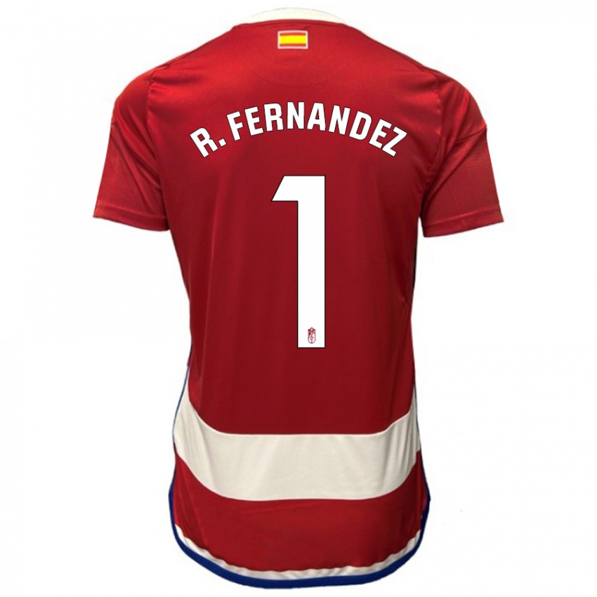 Homem Camisola Raúl Fernández #1 Vermelho Principal 2023/24 Camisa