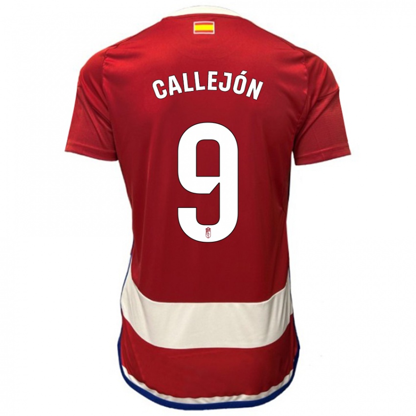 Homem Camisola Jose Callejon #9 Vermelho Principal 2023/24 Camisa