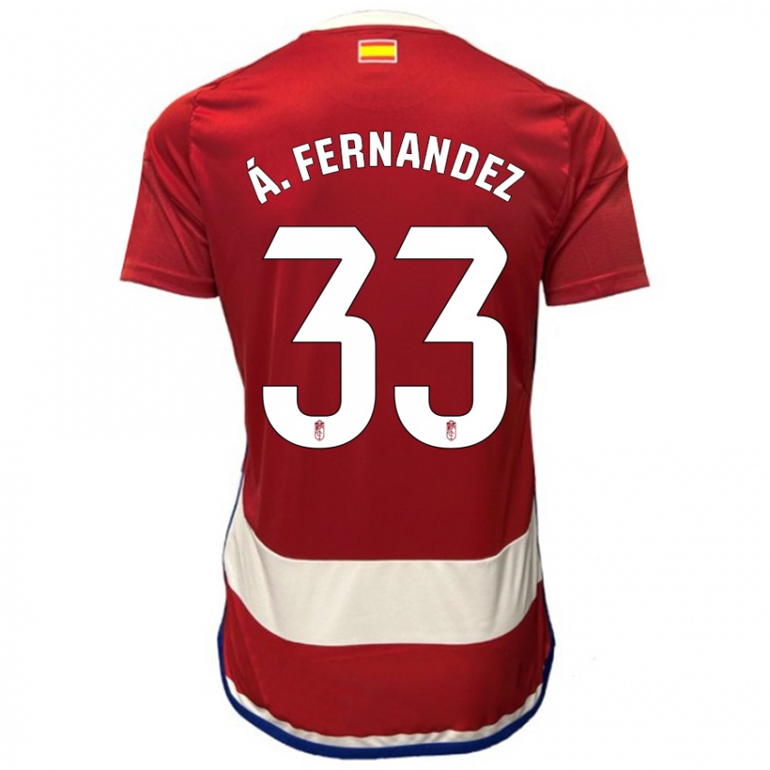 Homem Camisola Álvaro Fernández #33 Vermelho Principal 2023/24 Camisa