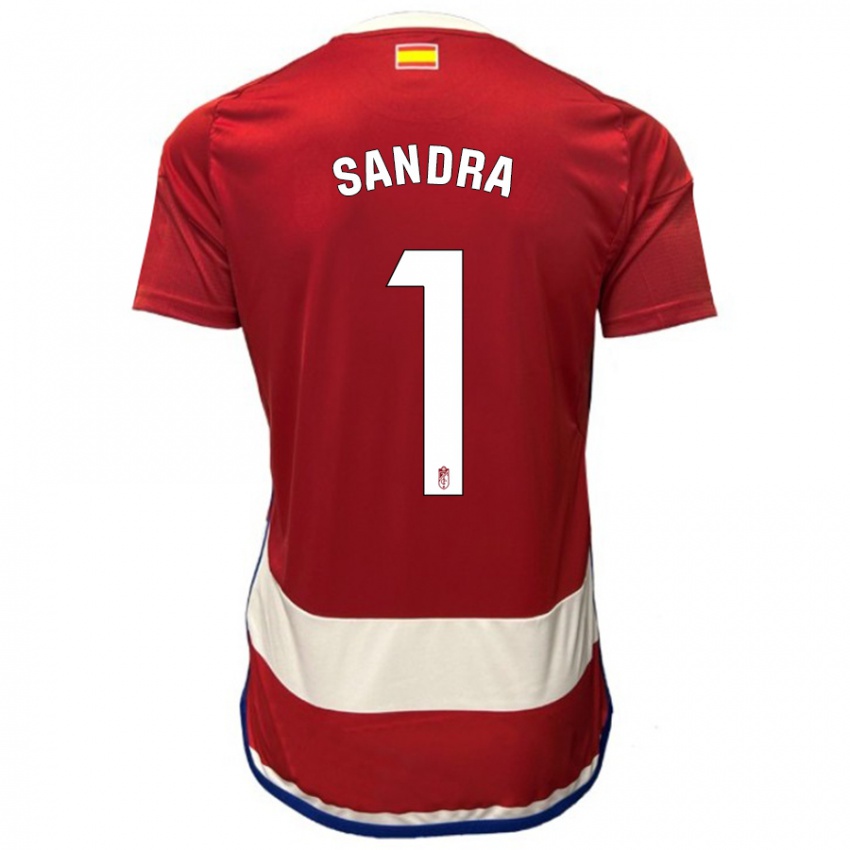 Homem Camisola Sandra #1 Vermelho Principal 2023/24 Camisa