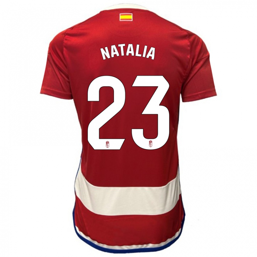 Homem Camisola Natalia #23 Vermelho Principal 2023/24 Camisa