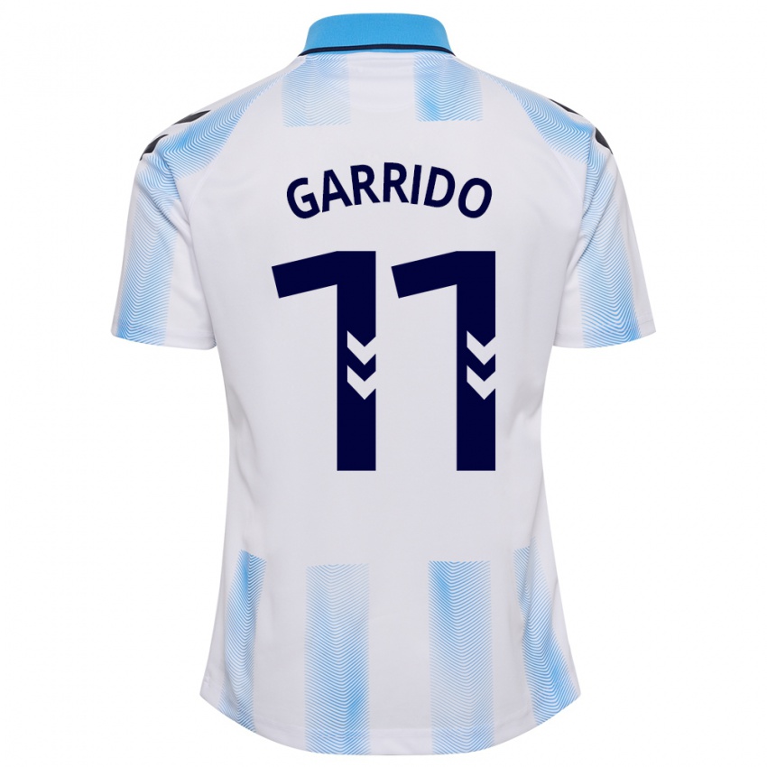Homem Camisola Rafael Garrido #11 Branco Azul Principal 2023/24 Camisa