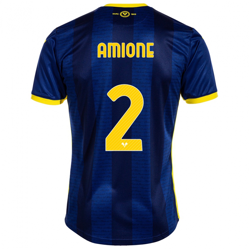 Homem Camisola Bruno Amione #2 Marinha Principal 2023/24 Camisa