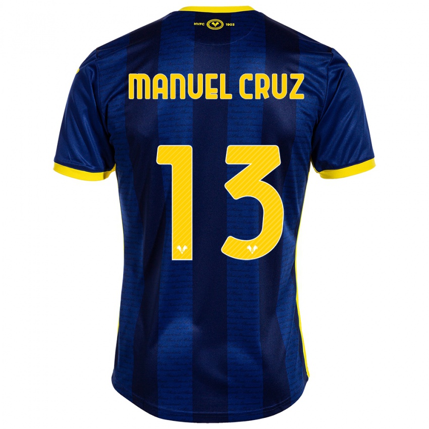 Homem Camisola Juan Manuel Cruz #13 Marinha Principal 2023/24 Camisa