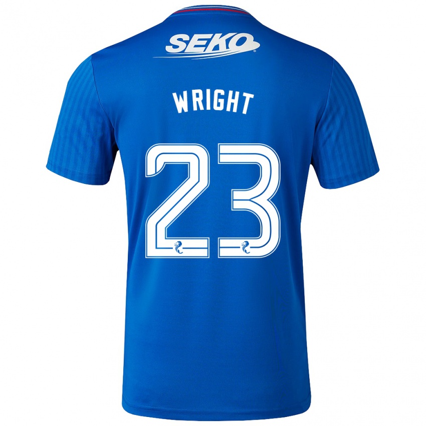 Homem Camisola Scott Wright #23 Azul Principal 2023/24 Camisa