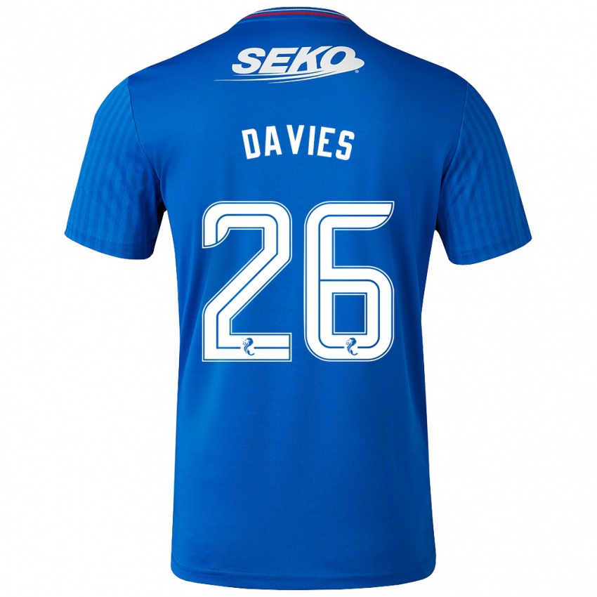 Homem Camisola Ben Davies #26 Azul Principal 2023/24 Camisa