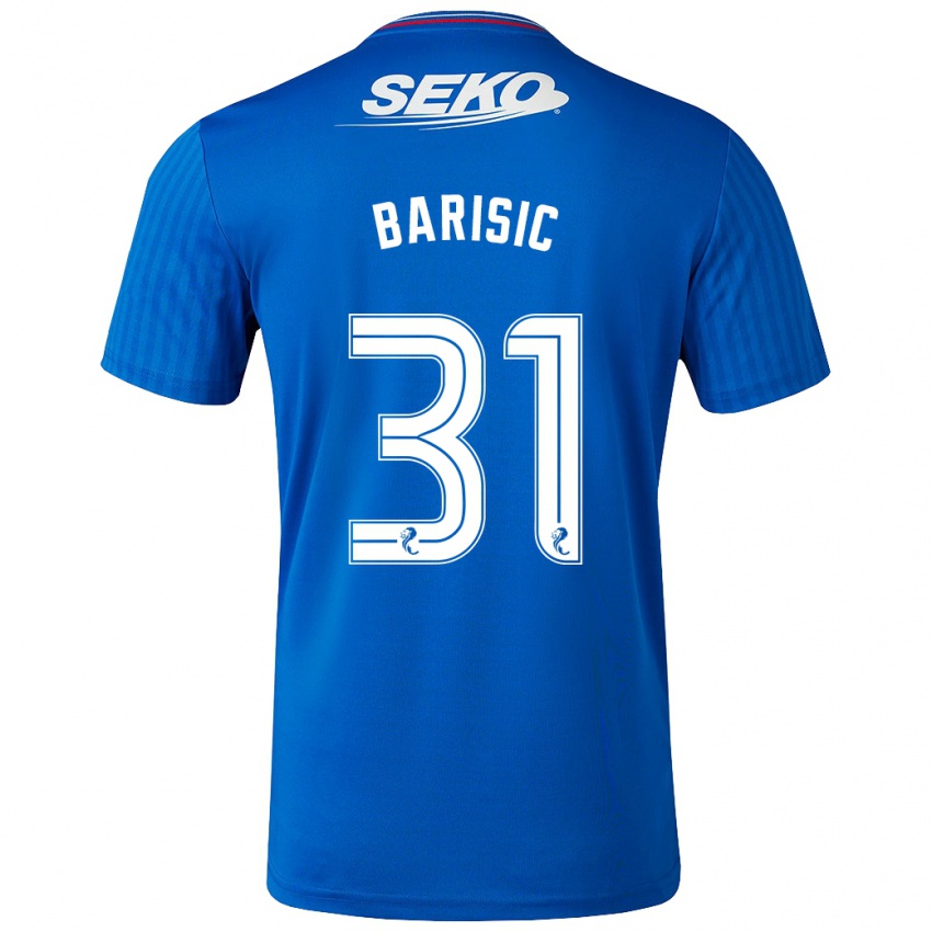 Homem Camisola Borna Barisic #31 Azul Principal 2023/24 Camisa