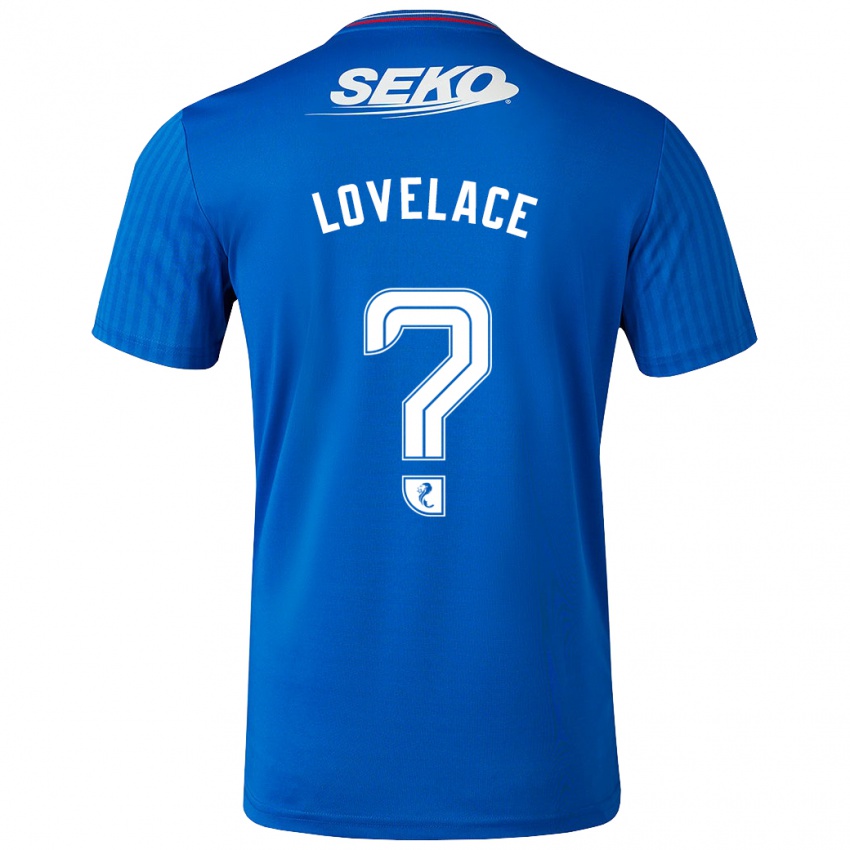 Homem Camisola Zak Lovelace #0 Azul Principal 2023/24 Camisa
