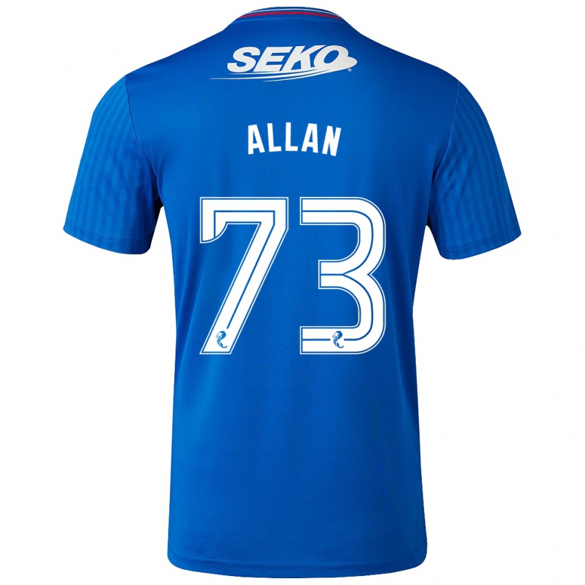 Homem Camisola Connor Allan #73 Azul Principal 2023/24 Camisa
