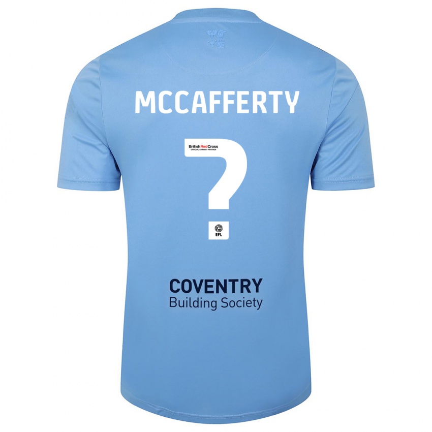 Homem Camisola Lewys Mccafferty #0 Céu Azul Principal 2023/24 Camisa