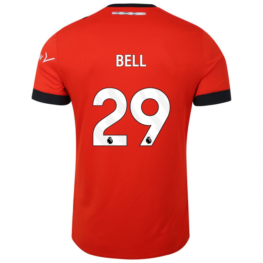 Homem Camisola Amari'i Bell #29 Vermelho Principal 2023/24 Camisa