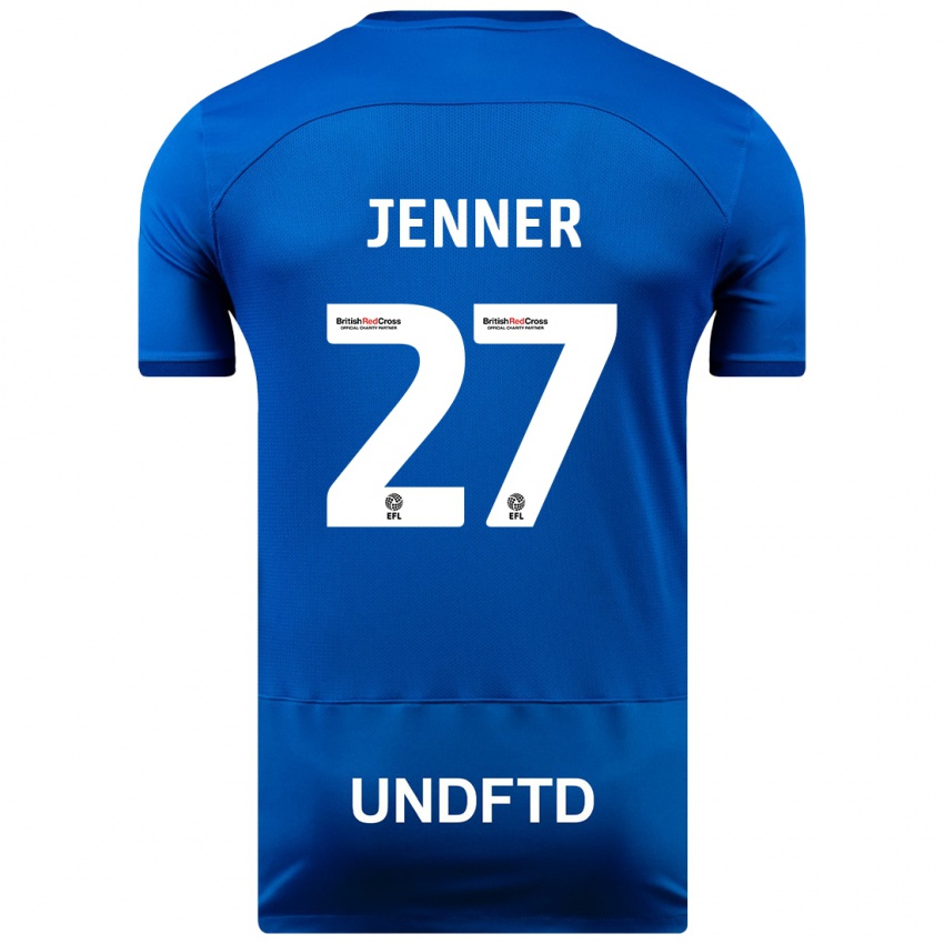 Homem Camisola Abbi Jenner #27 Azul Principal 2023/24 Camisa