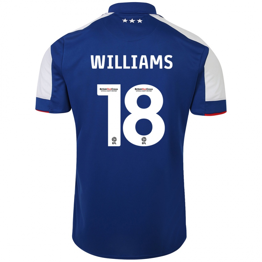 Homem Camisola Brandon Williams #18 Azul Principal 2023/24 Camisa