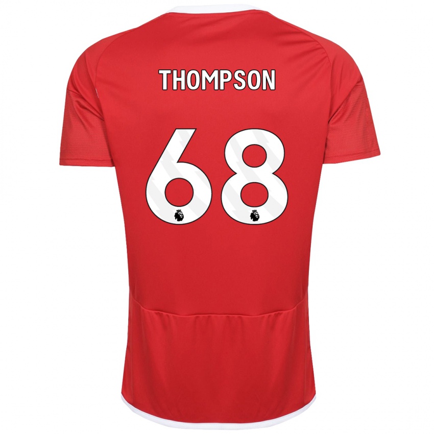 Homem Camisola Joel Thompson #68 Vermelho Principal 2023/24 Camisa