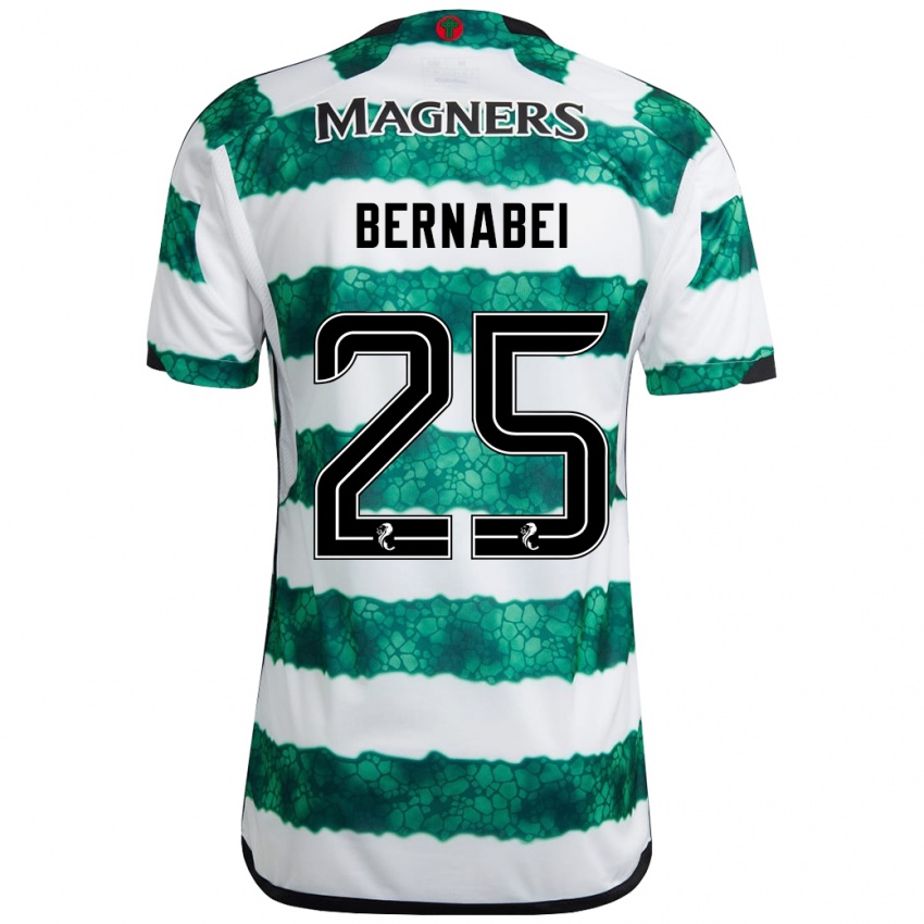 Homem Camisola Alexandro Bernabéi #25 Verde Principal 2023/24 Camisa