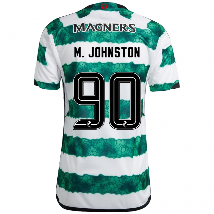 Homem Camisola Mikey Johnston #90 Verde Principal 2023/24 Camisa