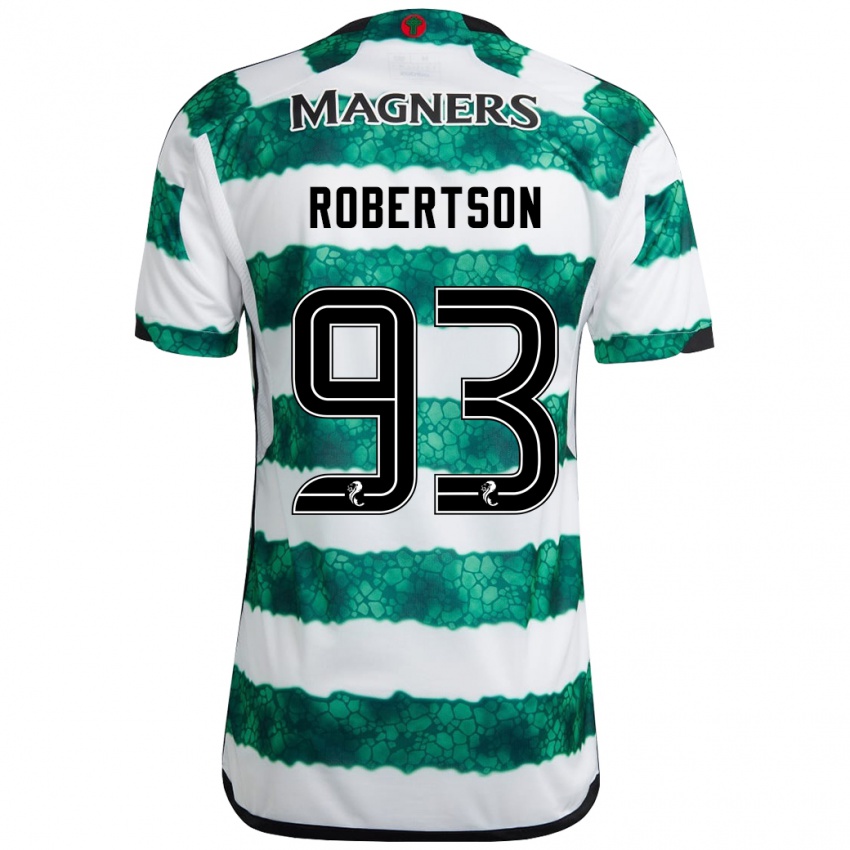 Homem Camisola Mitchell Robertson #93 Verde Principal 2023/24 Camisa