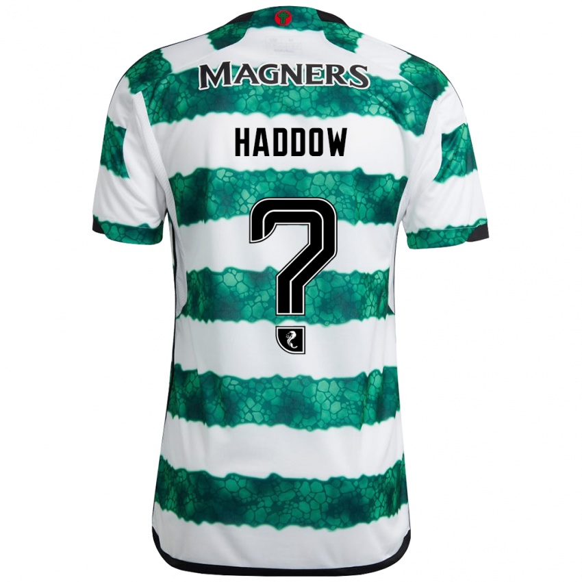 Homem Camisola Aiden Haddow #0 Verde Principal 2023/24 Camisa