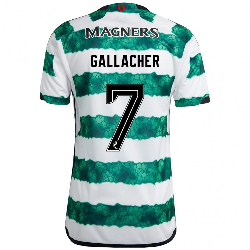 Homem Camisola Amy Gallacher #7 Verde Principal 2023/24 Camisa