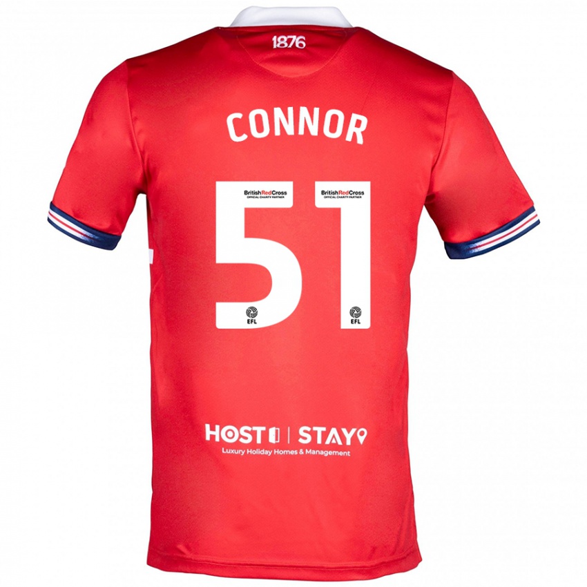 Homem Camisola Shea Connor #51 Vermelho Principal 2023/24 Camisa