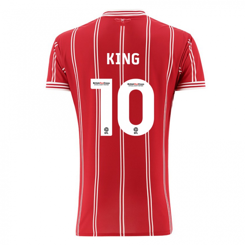 Homem Camisola Andy King #10 Vermelho Principal 2023/24 Camisa