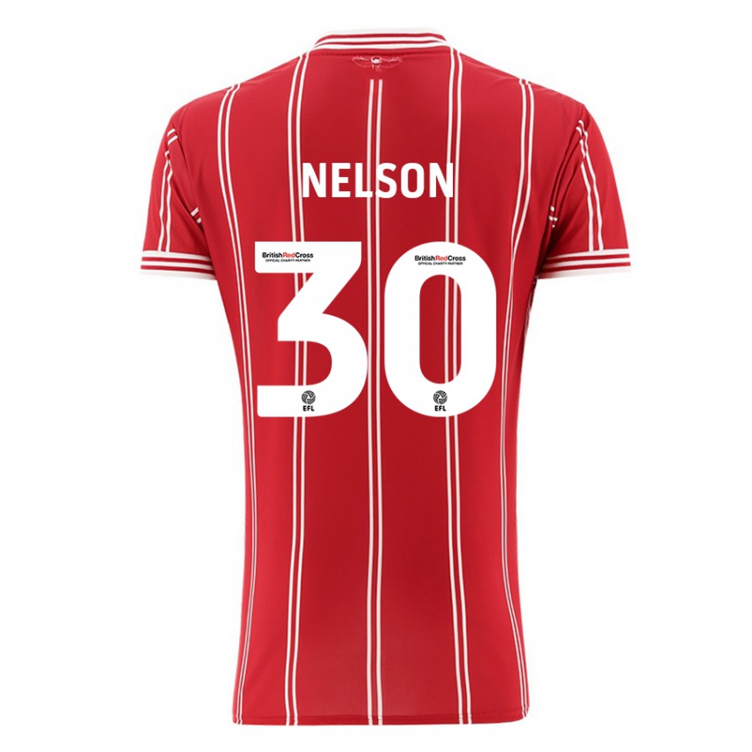 Homem Camisola Raekwon Nelson #30 Vermelho Principal 2023/24 Camisa