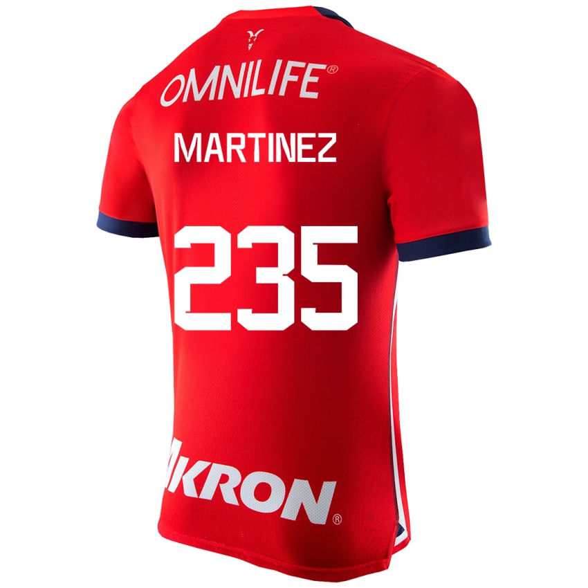 Homem Camisola Isaac Martínez #235 Vermelho Principal 2023/24 Camisa