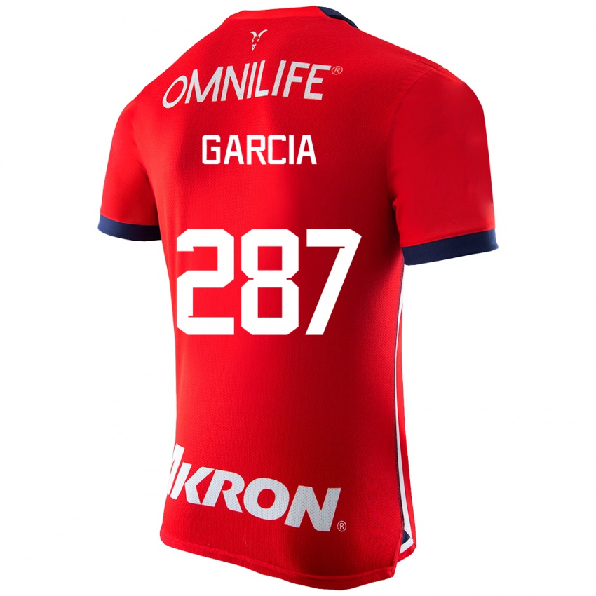 Homem Camisola Gael García #287 Vermelho Principal 2023/24 Camisa