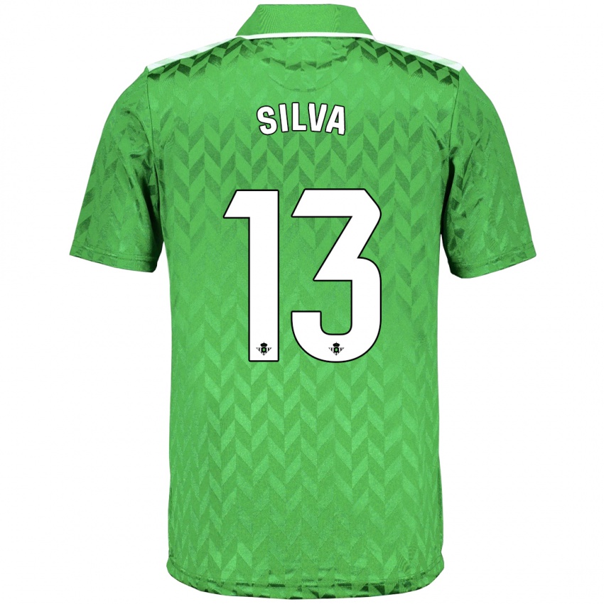 Homem Camisola Rui Silva #13 Verde Alternativa 2023/24 Camisa