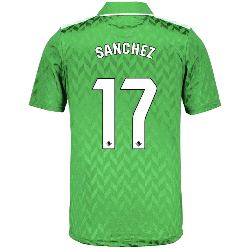 Homem Camisola Rodri Sanchez #17 Verde Alternativa 2023/24 Camisa