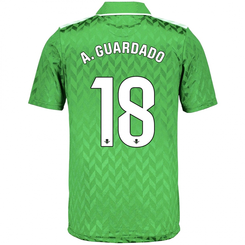 Homem Camisola Andres Guardado #18 Verde Alternativa 2023/24 Camisa