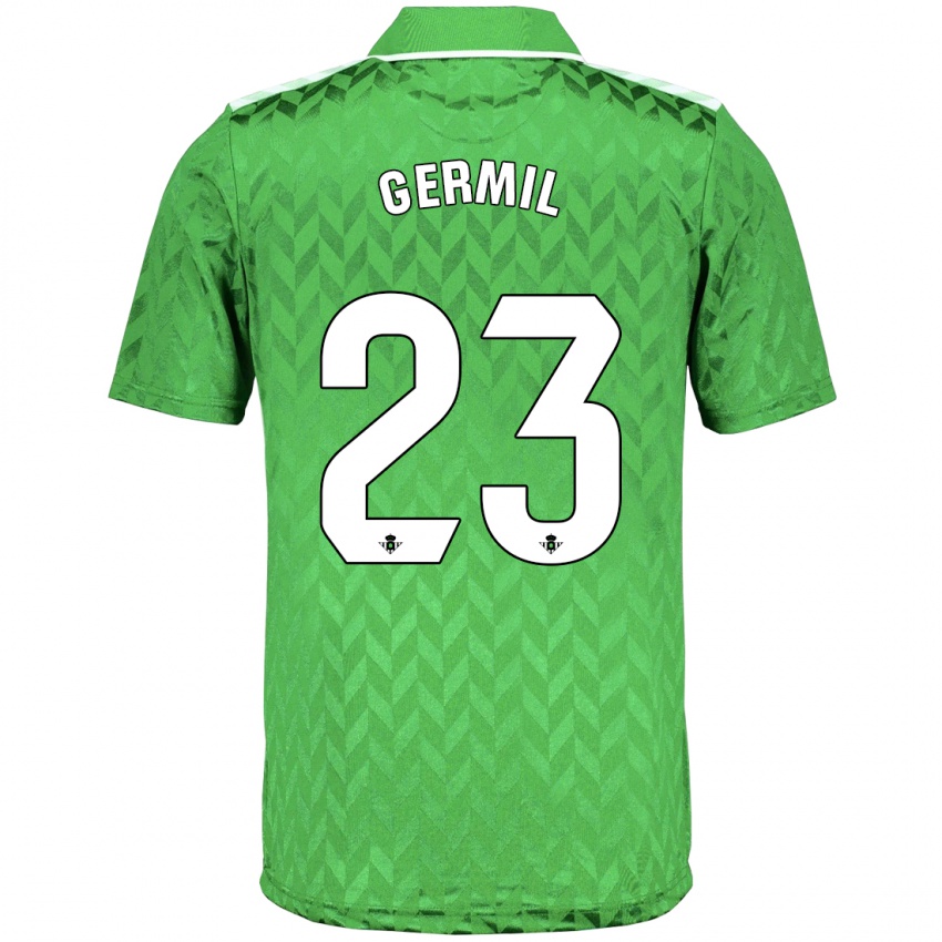 Homem Camisola Darío Germil #23 Verde Alternativa 2023/24 Camisa