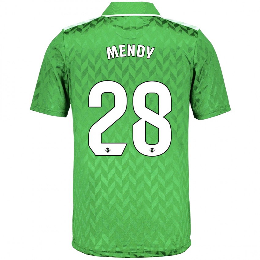 Homem Camisola Nobel Mendy #28 Verde Alternativa 2023/24 Camisa
