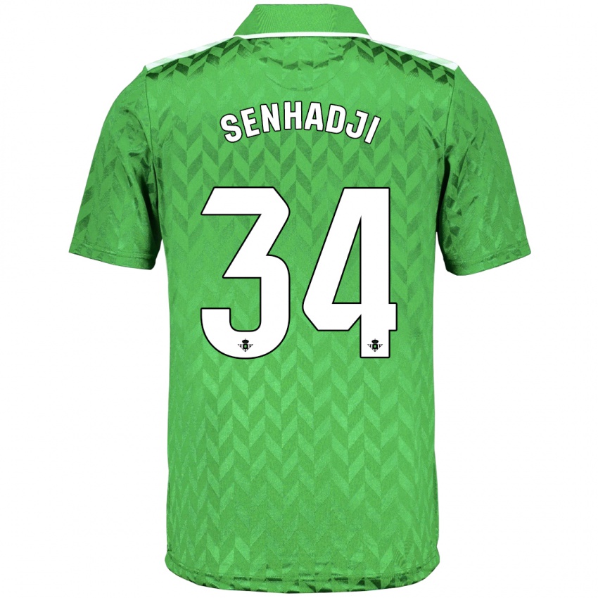 Homem Camisola Yanis Senhadji #34 Verde Alternativa 2023/24 Camisa