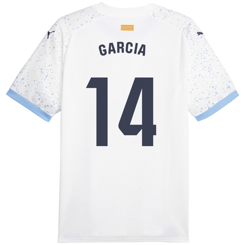 Homem Camisola Aleix García #14 Branco Alternativa 2023/24 Camisa