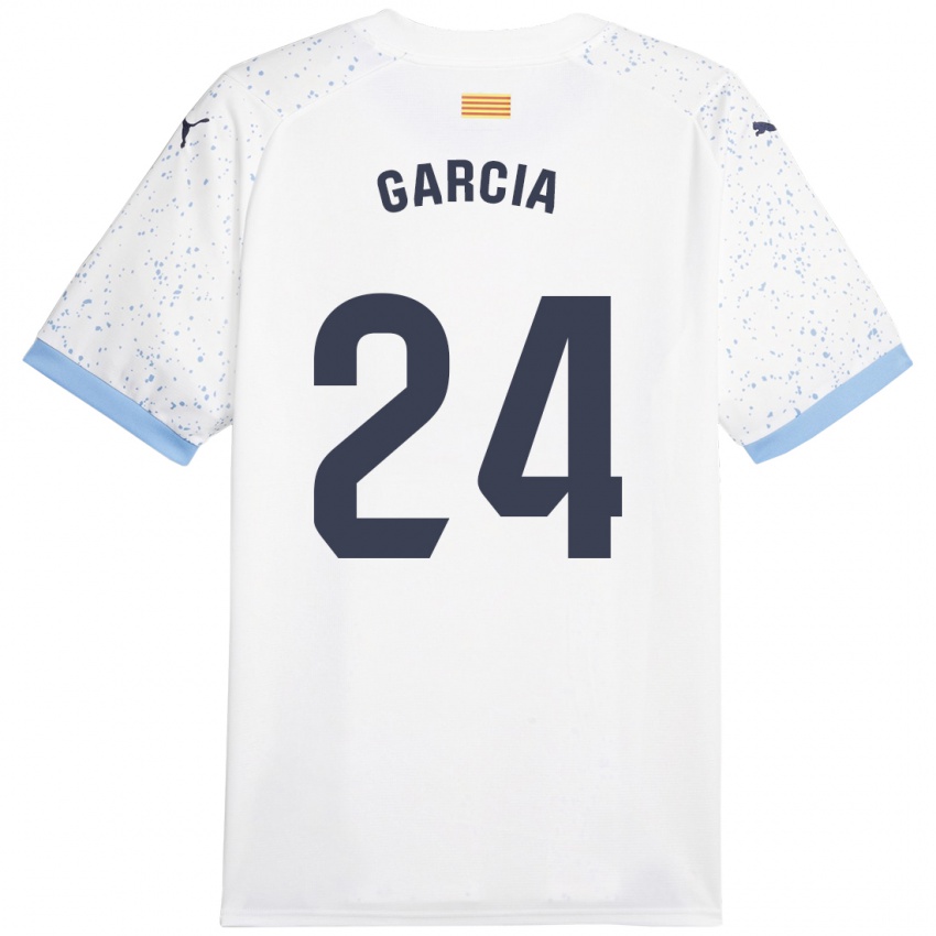 Homem Camisola Borja García #24 Branco Alternativa 2023/24 Camisa