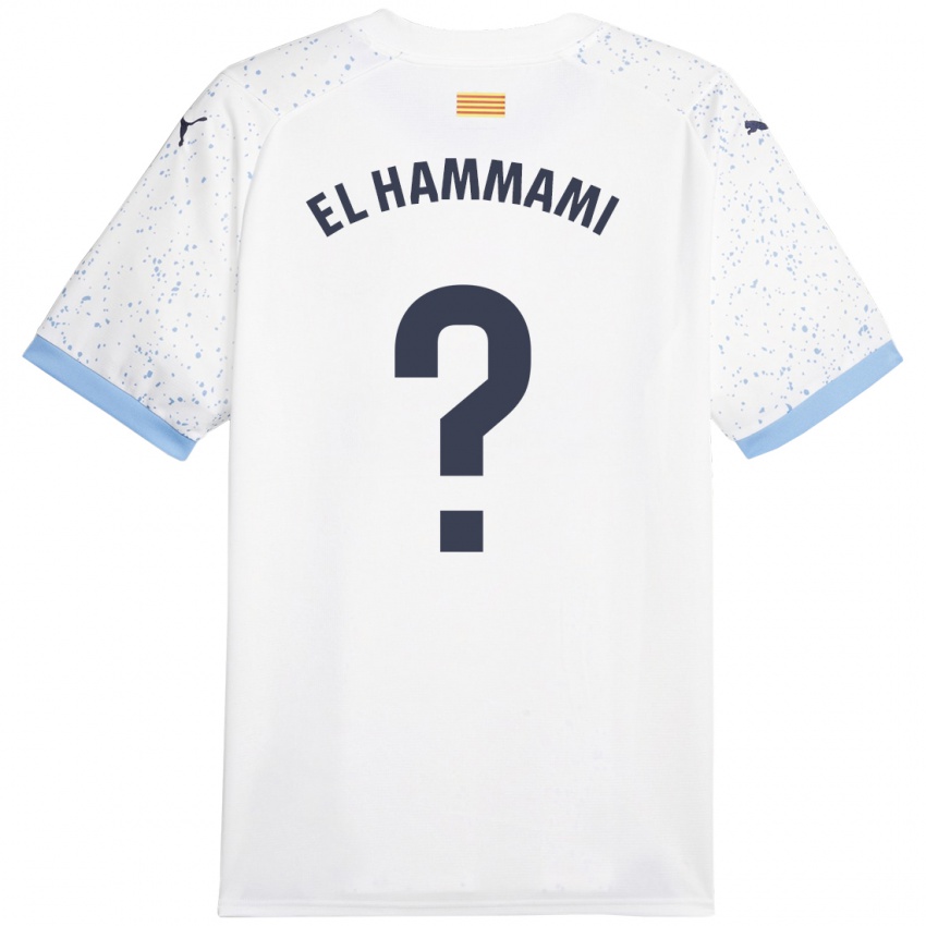 Homem Camisola Ayoub El Hammami #0 Branco Alternativa 2023/24 Camisa