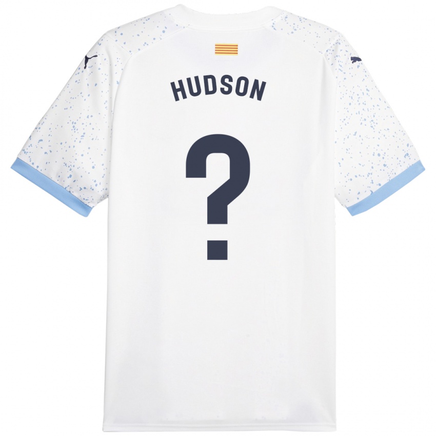 Homem Camisola Hudson #0 Branco Alternativa 2023/24 Camisa