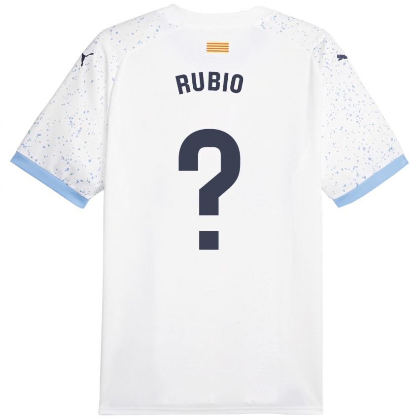 Homem Camisola Albert Rubio #0 Branco Alternativa 2023/24 Camisa