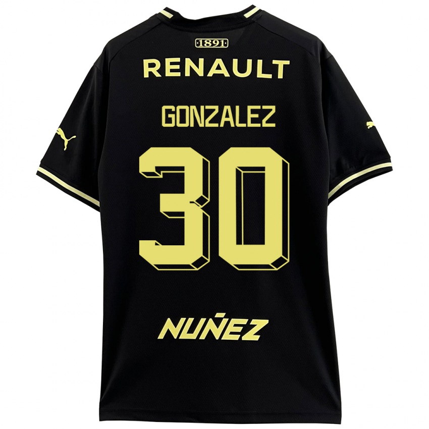 Homem Camisola Ángel González #30 Preto Alternativa 2023/24 Camisa