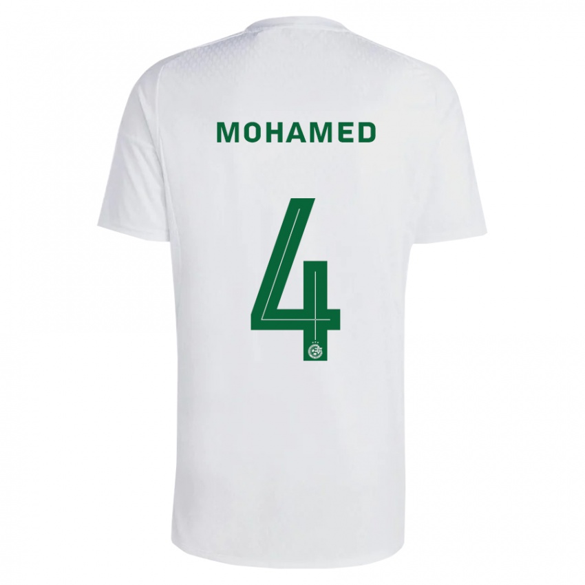 Homem Camisola Ali Mohamed #4 Azul Esverdeado Alternativa 2023/24 Camisa